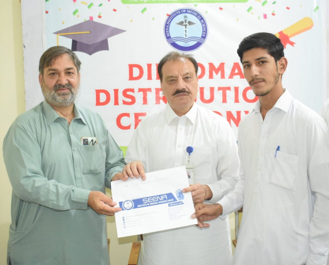Diploma distribution ceremony at Seena Institute